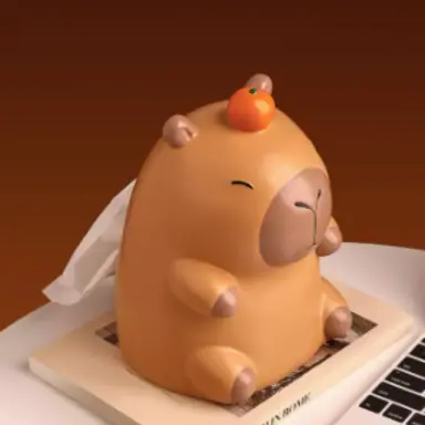 水豚君面紙盒