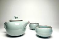 【雅韻青瓷】日式簡約茶具三件組